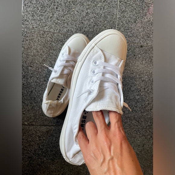 All White Converse Chuck Taylor All Star Slip-ons; size 9 in women’s - Picture 5 of 5